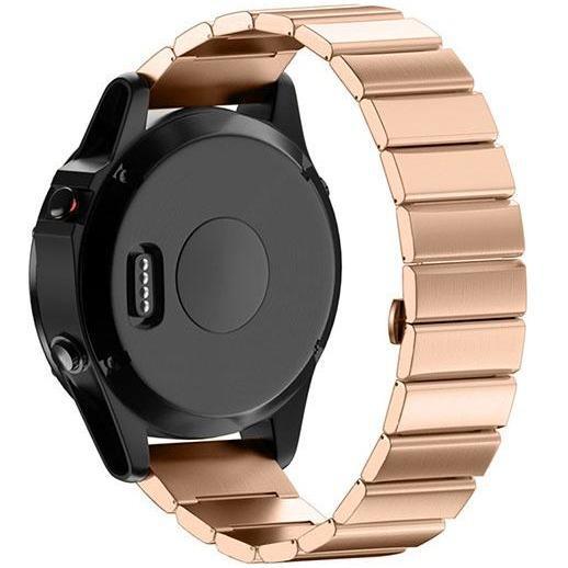 Garmin rose gold watch band top