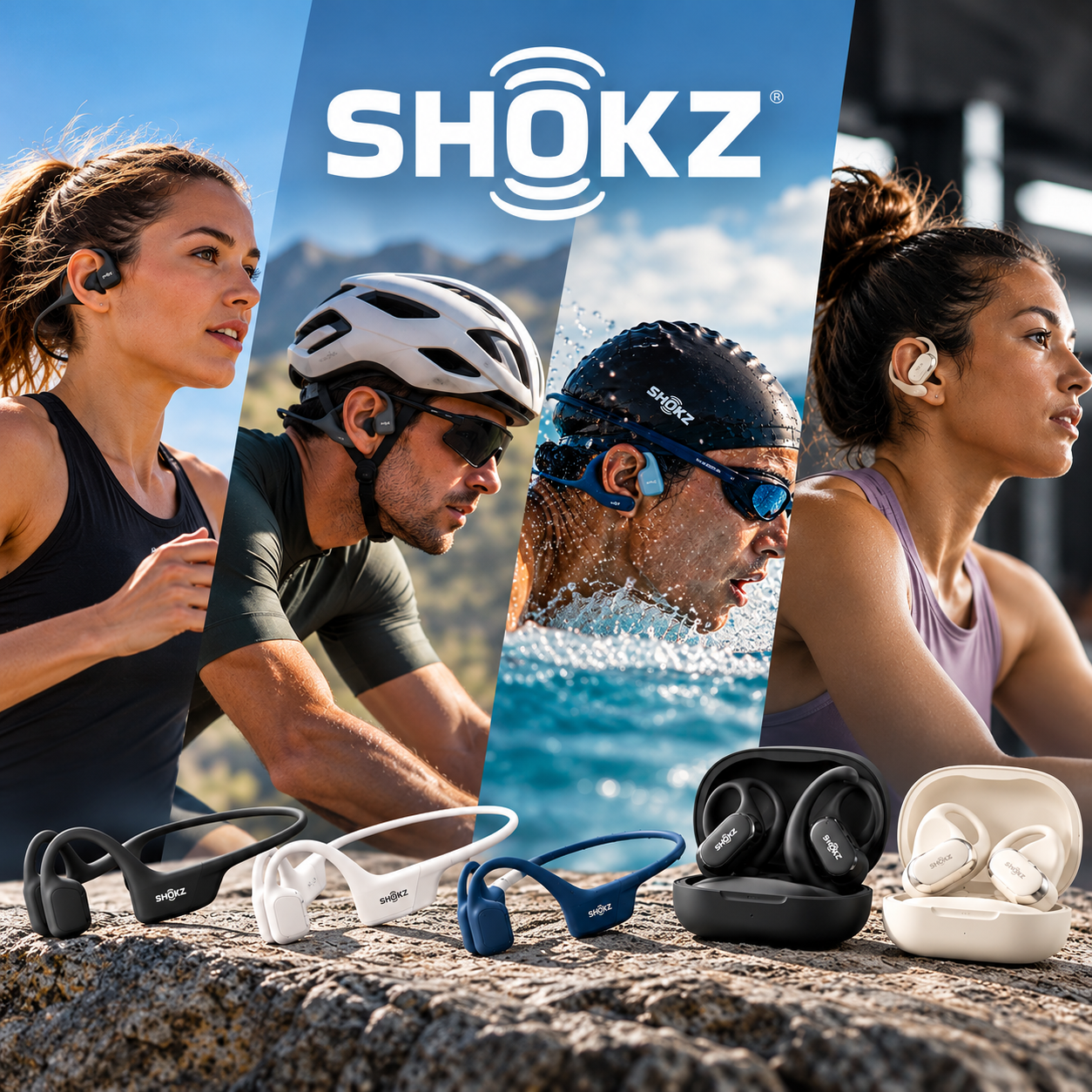 Shokz Headphones | Bone Conduction & Open-Ear Audio