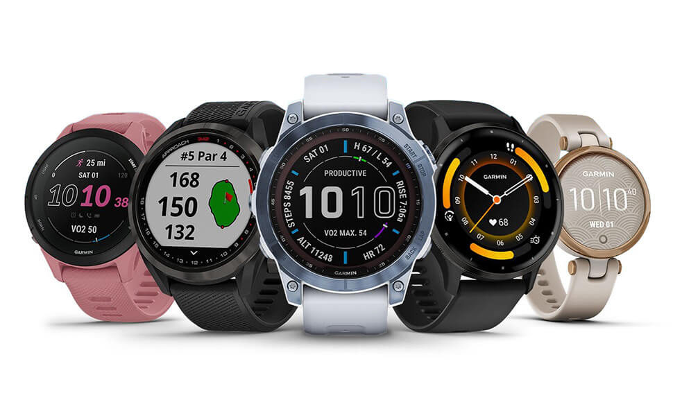 Garmin Forerunner 610 White/Blue Sleek Touchscreen GPS Training Watch