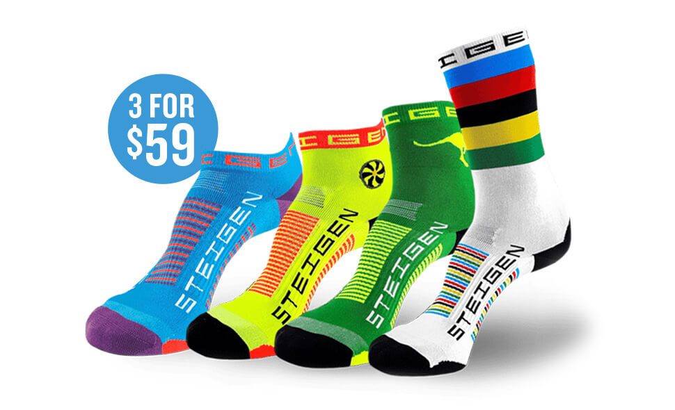 Steigen brand showcased at Highly Tuned Athletes – the gold standard of athletic socks for the discerning sportsperson.