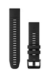 Garmin QuickFit 22 Black Silicone band V4