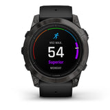 Garmin Epix Pro Gen 2 - 51mm - Sapphire - Carbon Gray DLC Titanium - Black