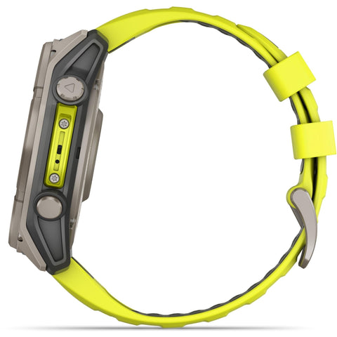 Garmin Fenix 8 51mm Solar Sapphire Titanium Amp Yellow Highly Tuned Athletes