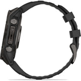 Garmin fenix 8 - 47mm AMOLED Sapphire Carbon gray DLC titanium with black/pebble gray silicone band
