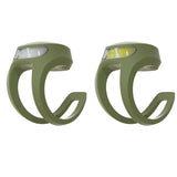 Knog Frog Bike Light Twin Pack - Army Jacket Green