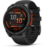 Garmin fenix 8 - 47mm AMOLED Slate gray with black silicone band