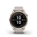 Garmin fenix 7S Pro Sapphire Solar - Soft Gold - Light Sand band