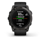 Garmin Epix Pro Gen 2 - 51mm - Sapphire - Carbon Gray DLC Titanium - Black