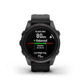 Garmin Epix Pro Gen 2 - 42mm - Sapphire - Carbon Gray DLC Titanium - Black