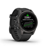 Garmin Epix Pro Gen 2 - 42mm - Sapphire - Carbon Gray DLC Titanium - Black