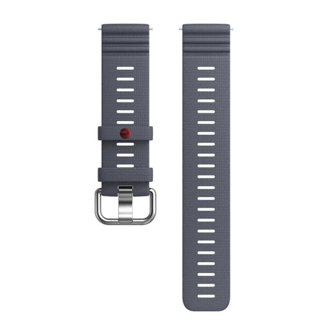 Polar Silicone Wristband 22mm Small/Med/Large - Grey