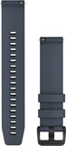 Garmin Quick Release 20mm - Slate Gray/Black Hardware Silicone Band