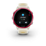 Garmin Forerunner 570 - 42mm Raspberry Aluminum with Translucent Bone/Mango Band