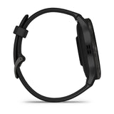 Garmin Venu 3 - Slate Stainless Steel Bezel with Black Case and Silicone Band