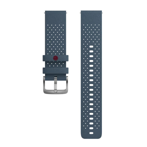 Polar Silicone Wristband 22mm Small/Large - Blue/Grey