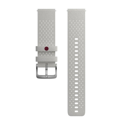 Polar Silicone Wristband 22mm Small/Large - Grey/Apricot