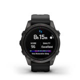 Garmin Epix Pro Gen 2 - 47mm - Sapphire - Carbon Gray DLC Titanium - Black