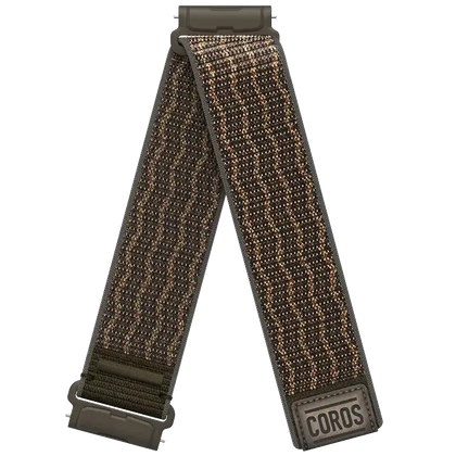 COROS Quick Release Nylon Band 24mm - Brown - Long