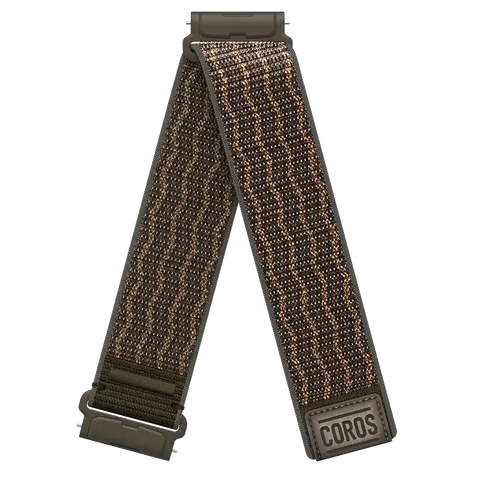 COROS Quick Release Nylon Band 24mm - Brown - Long