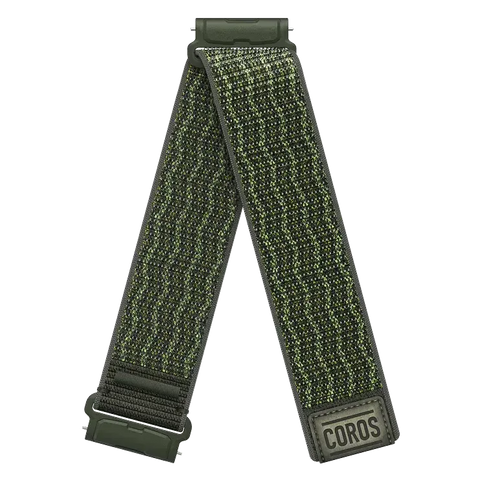 COROS Quick Release Nylon Band 24mm - Green - Long