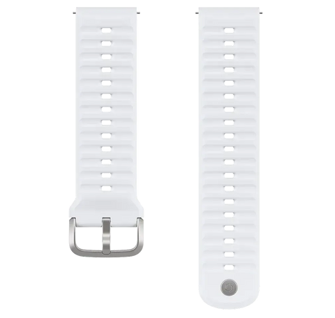COROS 22mm Silicone Watch Band - White