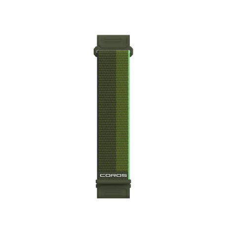 COROS 26mm Nylon Watch Band - Green