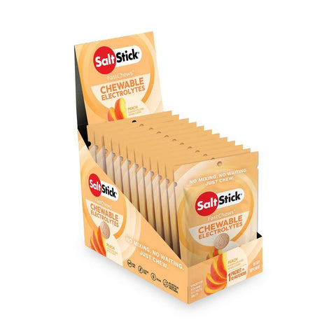 Salt Stick FastChews - Peach - Case (12 Packets)
