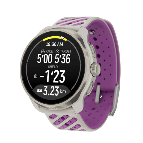 Suunto Race 3S Titanium GPS Sports Watch - Titanium Orchid