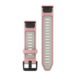 Garmin QuickFit 20 - Dust Rose / Fog Gray Silicone Band