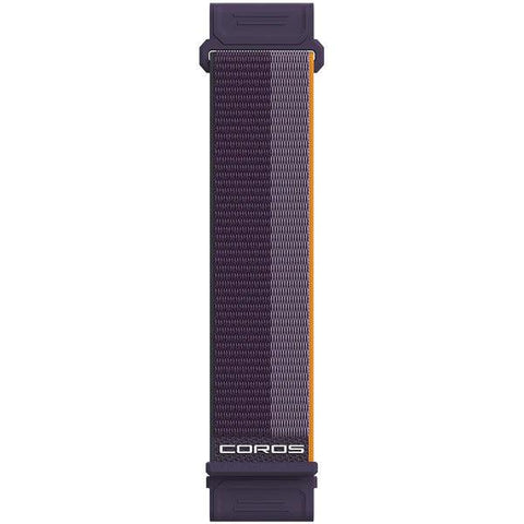 COROS 26mm Nylon Watch Band - Purple