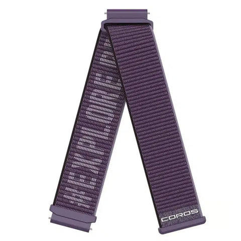 COROS 20mm Nylon Watch Band - Purple