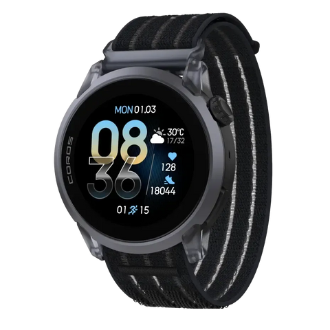 COROS PACE 4 GPS Sport Watch Aluminium - Black Crystal w/Nylon Band