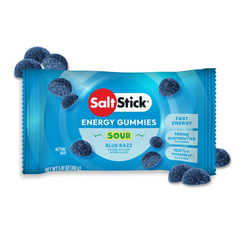 Salt Stick Energy Gummies - Sour Blue Razz Berry