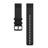 Polar Silicone Wristband 22mm Small/Large - Black/Grey