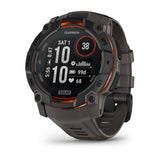 Garmin Instinct 3 - 50 mm Solar - Black w/ Charcoal Silicone Band
