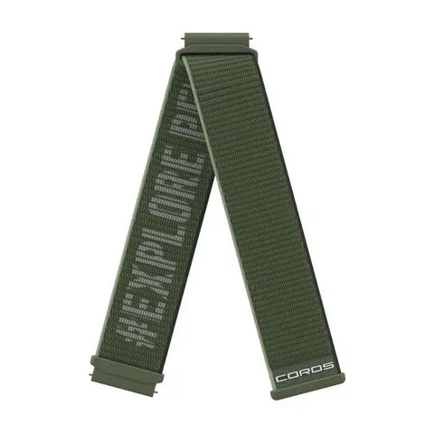 COROS 22mm Nylon Watch Band - Green