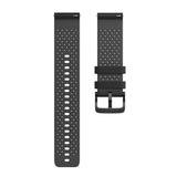 Polar Silicone Wristband 22mm Small/Large - Black/Grey