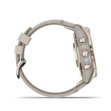 Garmin fenix 7S Pro Sapphire Solar - Soft Gold - Light Sand band