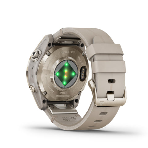 Garmin fenix 7S Pro Sapphire Solar Soft Gold Light Sand band