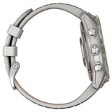 Garmin fenix 7 Pro Sapphire Solar - Titanium - Fog Gray/Ember Orange band