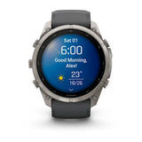 Garmin fenix 9 Pro - 51mm - Titanium with Graphite/Black Silicone Band