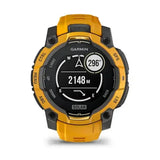 Garmin Instinct 3 – 45 mm, Solar Sunburst with sunburst/grey silicone band