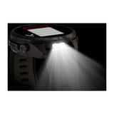 Garmin fenix 9 Pro InReach  - 43mm - Carbon Gray DLC Titanium with Black/Pebble Gray Silicone Band