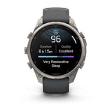 Garmin fenix 9 Pro - 47mm - Titanium with Graphite/Black Silicone Band