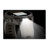 Garmin fenix 9 Pro InReach  - 43mm - Titanium with Fog Gray/Dark Sandstone Silicone Band