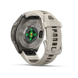 Garmin fenix 9 Pro InReach  - 43mm - Titanium with Fog Gray/Dark Sandstone Silicone Band