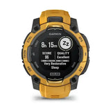 Garmin Instinct 3 – 45 mm, Solar Sunburst with sunburst/grey silicone band