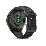 Garmin fenix 9 Pro - 43mm - Titanium with Pebble Gray Silicone Band