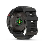 Garmin fenix 8 Pro - 51mm AMOLED Sapphire Carbon grey DLC titanium with black/pebble grey silicone band