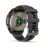 Garmin fenix 8 Pro - 47mm AMOLED Sapphire Titanium with Graphite/black silicone band